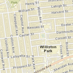 Williston Park New York Street Map