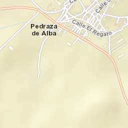 Pedraza de Alba Street Map