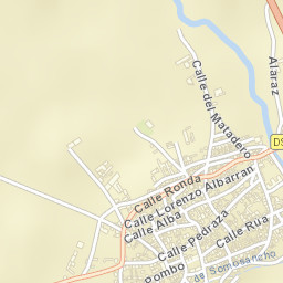 Alaraz Street Map