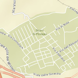 Pompeii, Italy Street Map