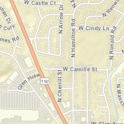 4901-4999 N Hamilton Rd Peoria IL Street Map