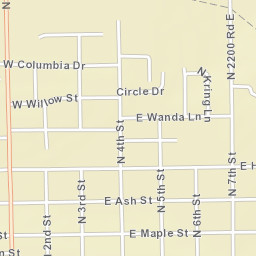 301-399 North 1st Street, Fairbury, IL  Street Map