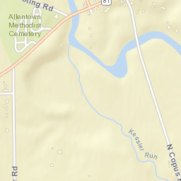 Allentown Ohio Street Map