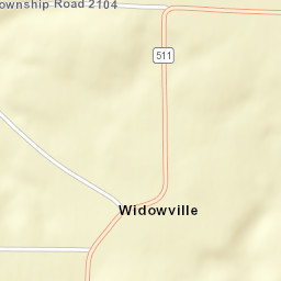 Widowville Ohio Street Map
