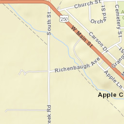 Edinburgh Ohio Street Map