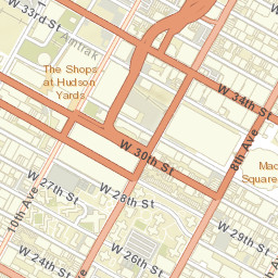 Penn Station South New York Street Map