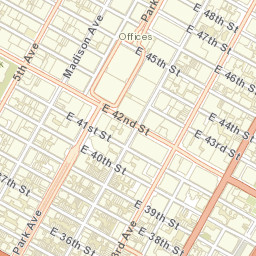 Tudor City New York Street Map