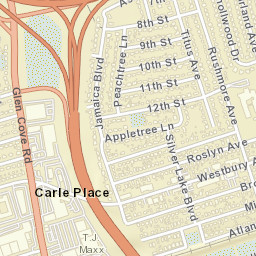 Carle Place New York Street Map