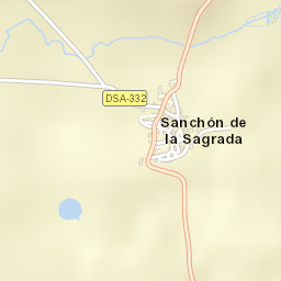 Sanchón de la Sagrada Street Map