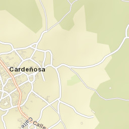 Cardeñosa Street Map