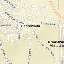 Pedrezuela Street Map