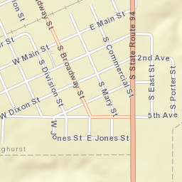 1500E Stronghurst IL 61480 USA Street Map