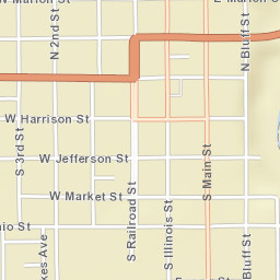 101-199 North Bluff Street, Monticello, IN Street Map