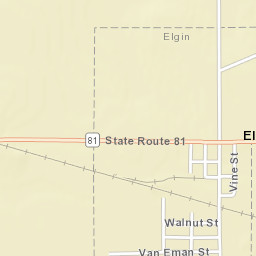 Elgin Ohio Street Map