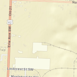 Canton Road Ohio Street Map