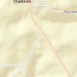 Clarkson Ohio Street Map