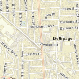 Bethpage New York Street Map