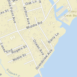 Blue Point New York Street Map