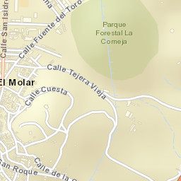 El Molar Street Map