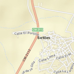 Setiles Street Map