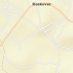 Roskovec Street Map
