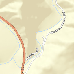 Junction City California Street Map