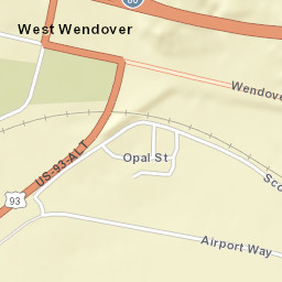 501 Wendover Blvd West Wendover, Nevada Street Map