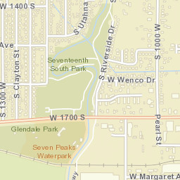 1240 W 1700 S Salt Lake City UT Street Map