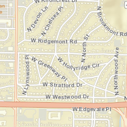 401-405 W Crestwood Dr Peoria IL Street Map