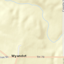 Wyandot Ohio Street Map