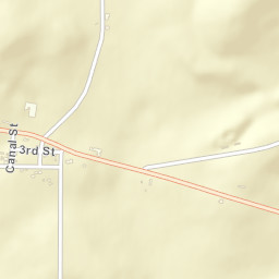 Dungannon Ohio Street Map