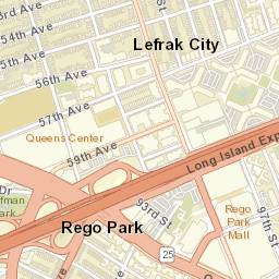 Lefrak City New York Street Map