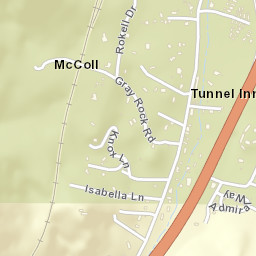 Tunnel Inn California Street Map