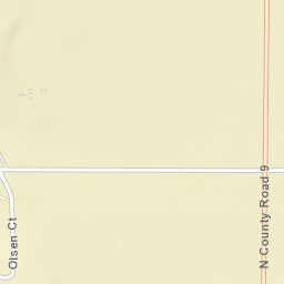 9235-9611 North County Road 9, Wellington Street Map