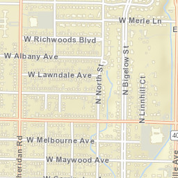 503-507 W Richwoods Blvd Peoria IL Street Map