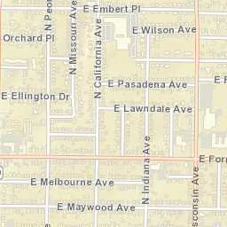 3101-3199 N California Ave Peoria IL Street Map