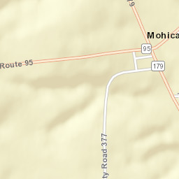 Mohicanville Ohio Street Map