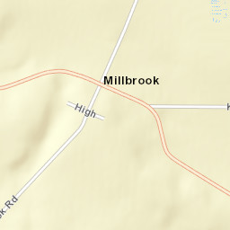 Millbrook Ohio Street Map