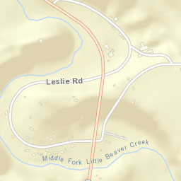 Williamsport Ohio Street Map