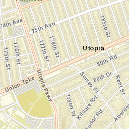 Utopia New York Street Map