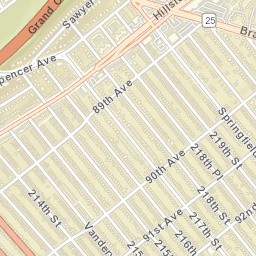 Queens Village New York Street Map