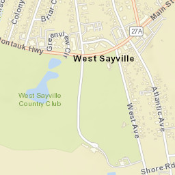 West Sayville New York Street Map