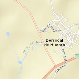 Berrocal de Huebra Street Map