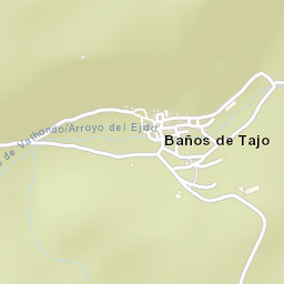 Baños de Tajo Street Map