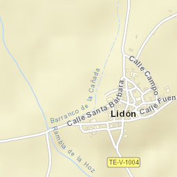 Lidón Street Map