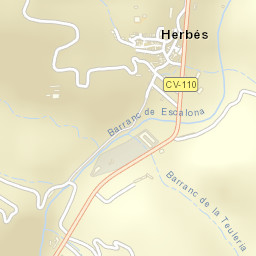 Herbés Street Map