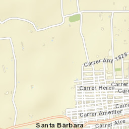 Santa Bárbara Street Map