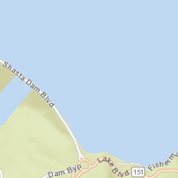 Lake Boulevard, Shasta National Forest Street Map