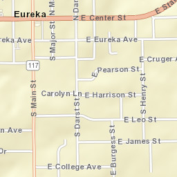 128 Illinois 117, Eureka, IL 61530, America Street Map