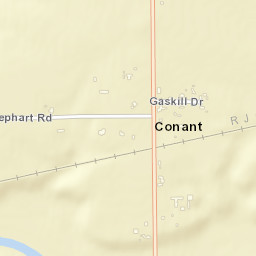 Conant Ohio Street Map